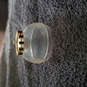 Charmed Aroma black stone ring